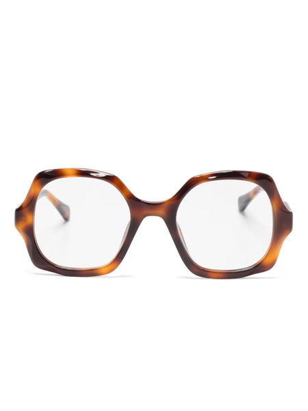  Chloé Kids Square-frame Glasses - Brown 