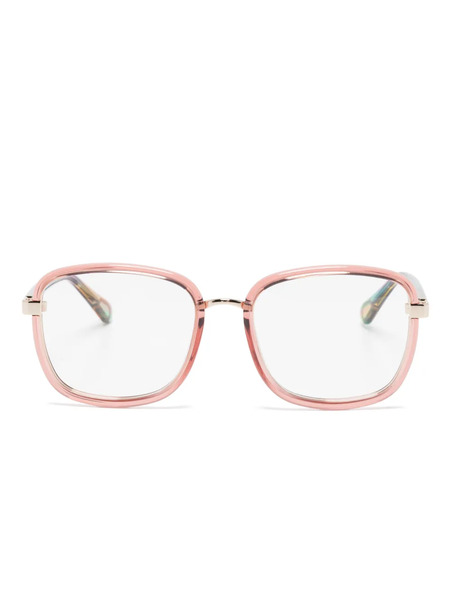  Chloé Kids Square-frame Glasses - Pink 