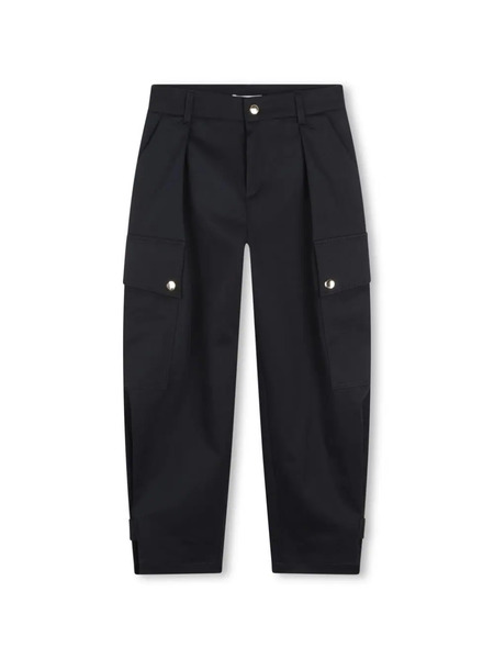  Chloé Kids Stretch-cotton Cargo Trousers - Blue 