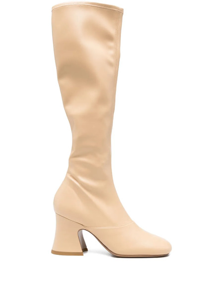  Chloé Knee-high Block-heel Boots - Neutrals 
