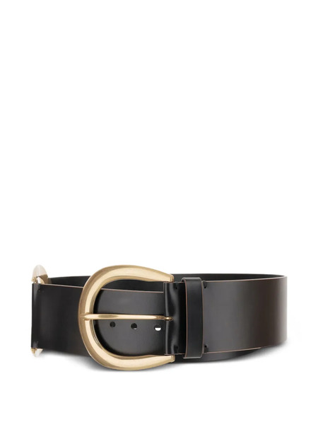  Chloé Leather Belt - Black 