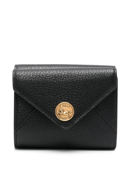  Chloé Leather Wallet - Black 