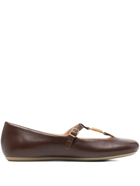  Chloé Leonore Ballet Flats - Brown 