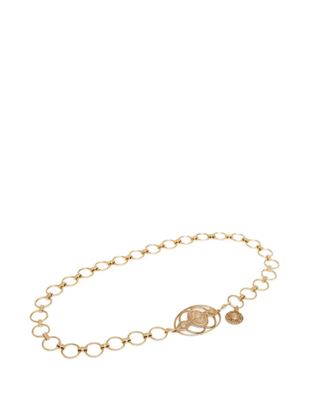  Chloé Logo-engraved Belt - Gold 