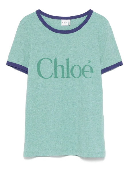  Chloé Logo-print T-shirt - Green 