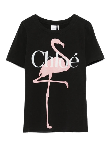  Chloé Logo T-shirt - Black 
