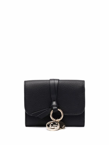  Chloé Logo Tri-fold Wallet - Black 