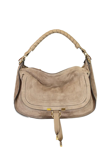  Chloé Marcie Zip Closure Small Shoulder Bag - Neutrals 