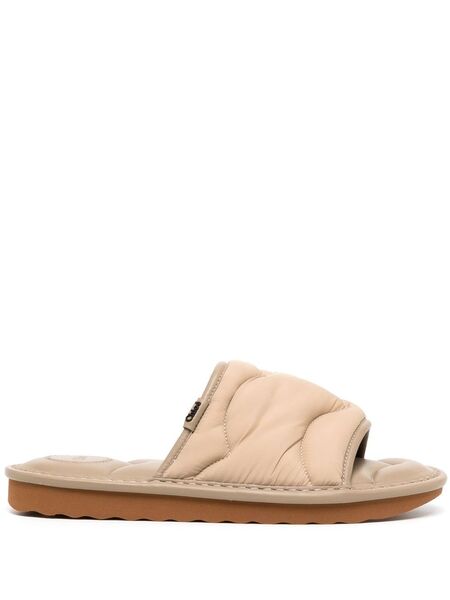  Chloé Maxie Quilted Sandals - Brown 