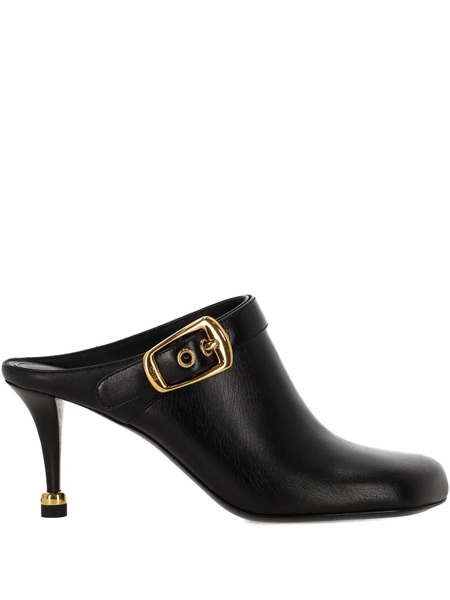  Chloé 75mm Andrea Leather Mules - Black 