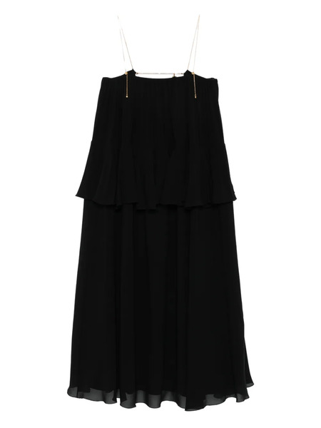  Chloé Open-back Maxi Dress - Black 