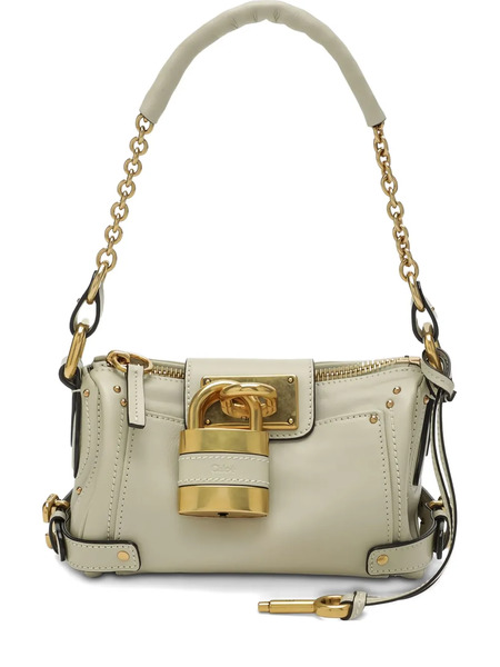 Chloé Padlock-detail Shoulder Bag - Neutrals 