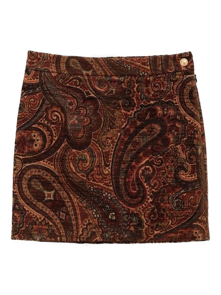  Chloé Paisley-print Mini Skirt - Red 