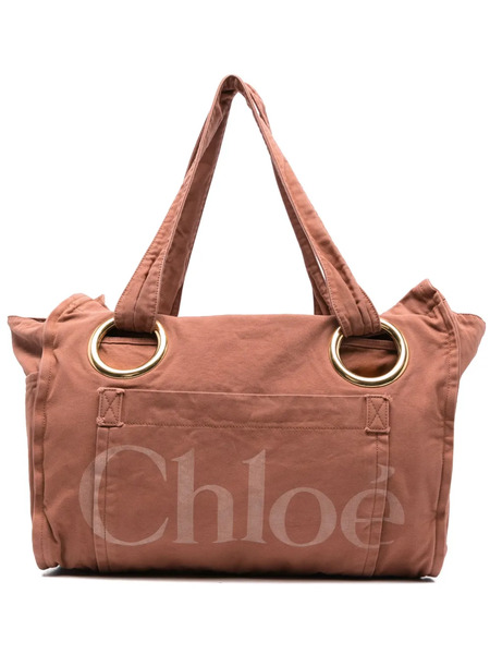  Chloé Plage Tote Bag - Pink 