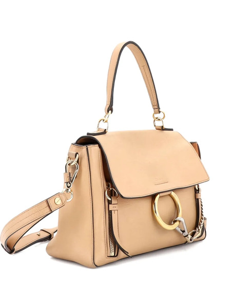  Chloé Pre-owned Faye Day Bag Leather Small Satchel - Neutrals 