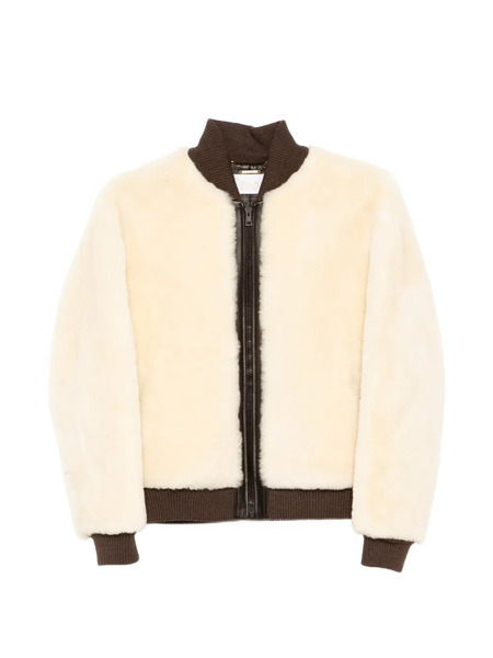  Chloé Pre-owned Leather Bomber Jacket - Neutrals 