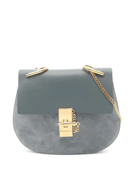  Chloé Pre-owned 2010s Drew Drew Chain-strap Leather Shoulder Bag - Blue 