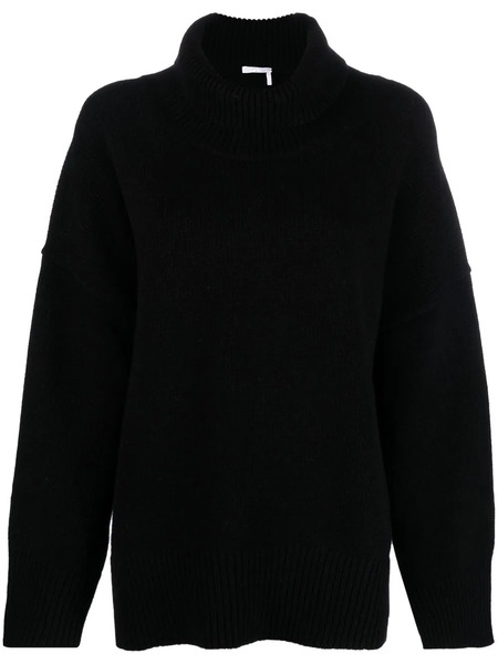  Chloé Roll-neck Cashmere Jumper - Black 