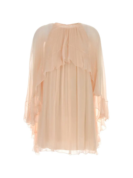  Chloé Ruffled Mini Dress - Pink 