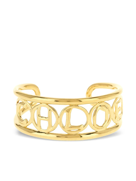  Chloé Script Gold-tone Bangle 