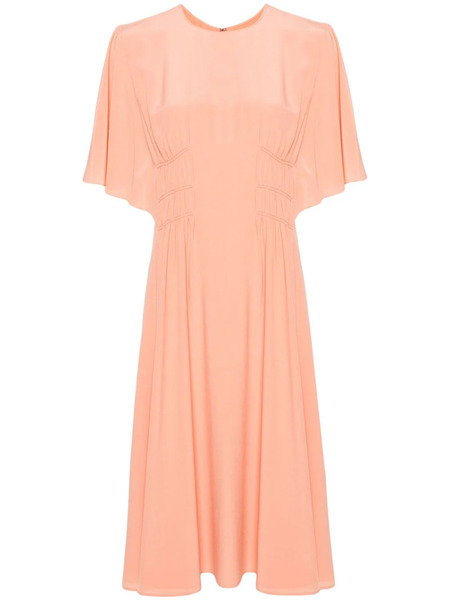  Chloé Silk Midi Dress - Pink 
