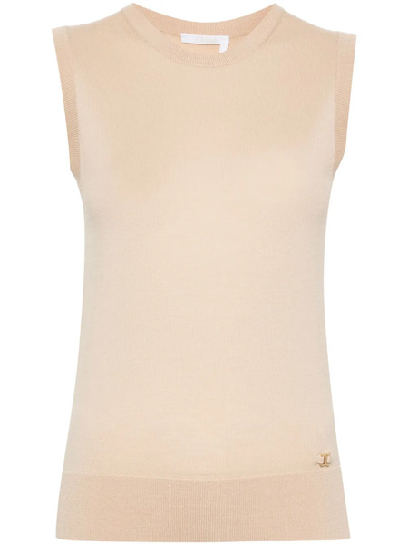  Chloé Sleeveless Wool Jumper - Neutrals 