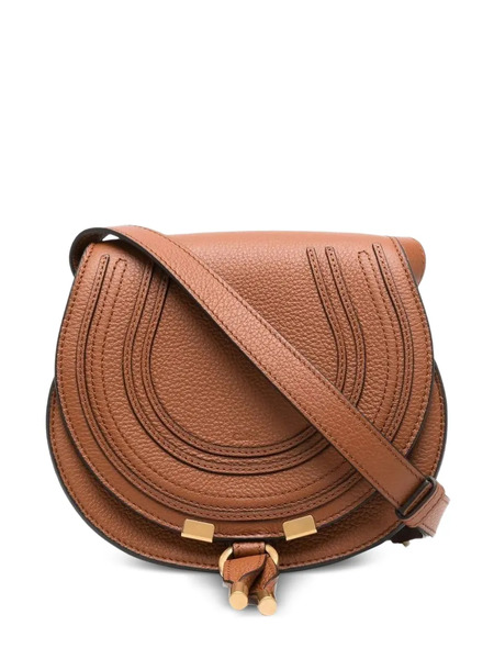  Chloé Small Marcie Leather Shoulder Bag - Brown 