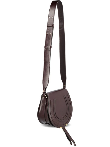 Chloé Small Marcie Saddle Leather Cross-body Bag - Brown 