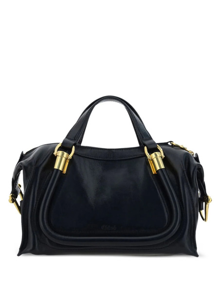  Chloé Small Paraty 24 Tote Bag - Black 