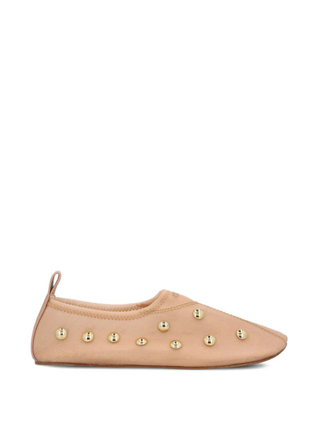  Chloé Studded Ballet Flats - Neutrals 