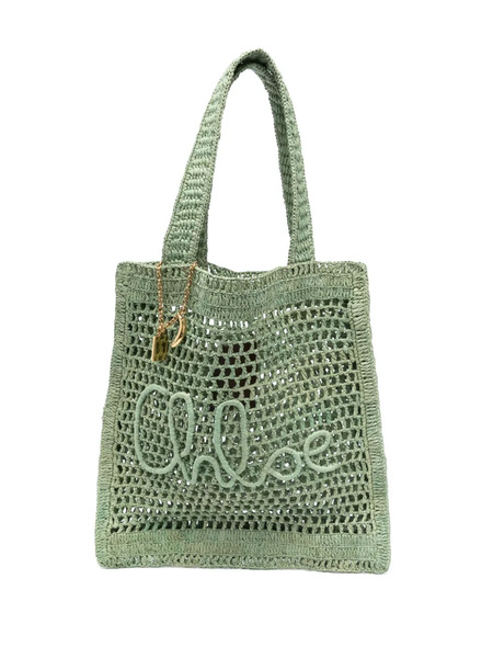  Chloé Summer Banana Tote Bag - Green 