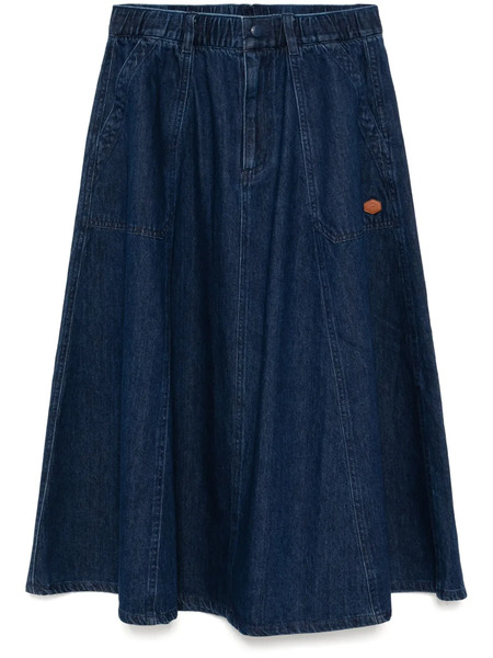  Chocoolate A-line Skirt - Blue 