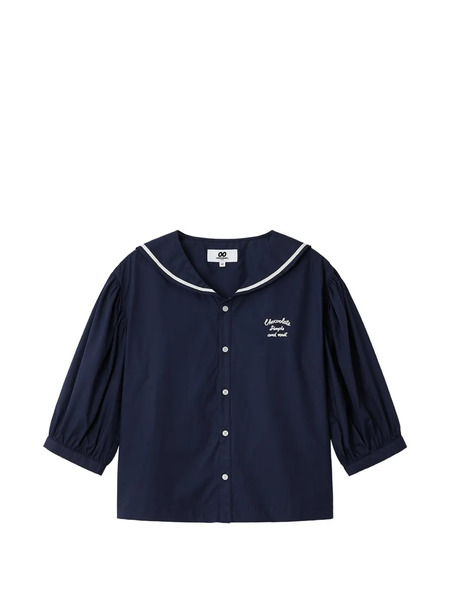  Chocoolate Buttoned Shirt - Blue 