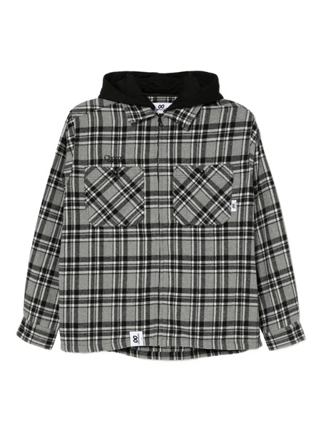  Chocoolate Checked Jacket - Black 