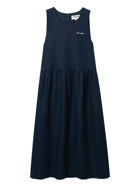  Chocoolate Cotton-blend Dress - Blue 