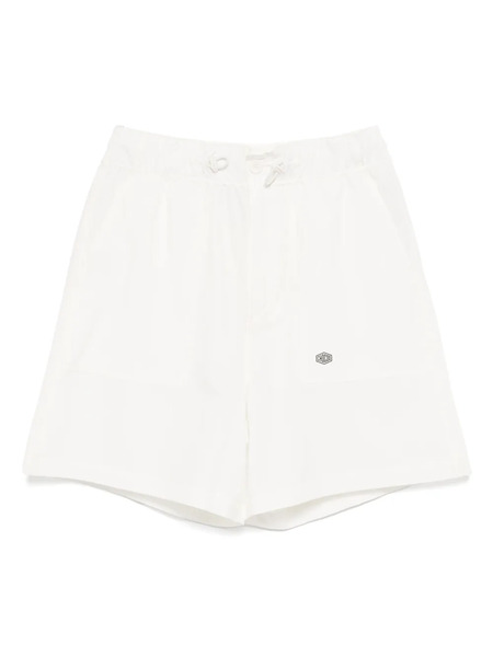  Chocoolate Drawstring Shorts - White 