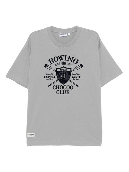  Chocoolate Embossed-printed T-shirt - Grey 