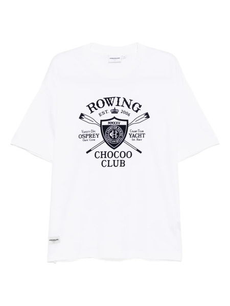  Chocoolate Embossed-printed T-shirt - White 
