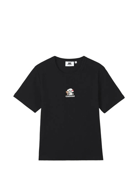  Chocoolate Embroidered-logo T-shirt - Black 