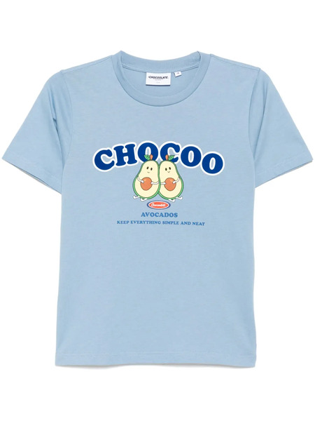  Chocoolate Graphic-print T-shirt - Blue 