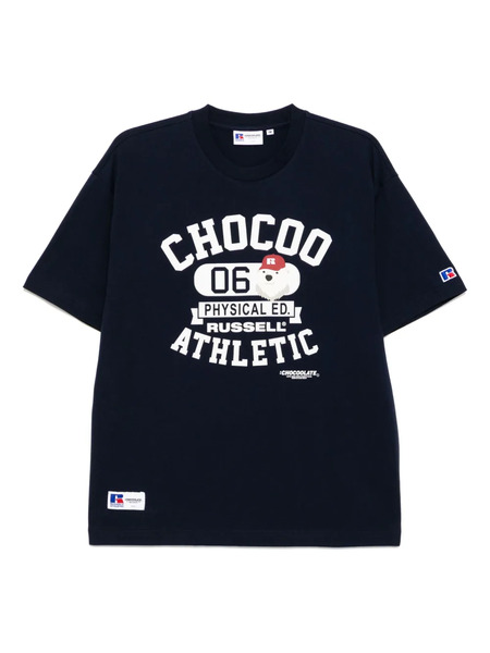  Chocoolate Graphic-print T-shirt - Blue 