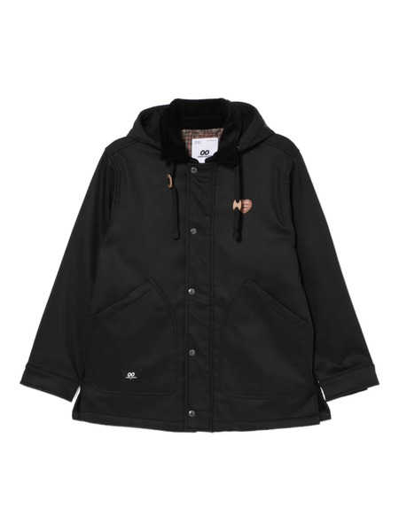  Chocoolate Heart-patch Jacket - Black 