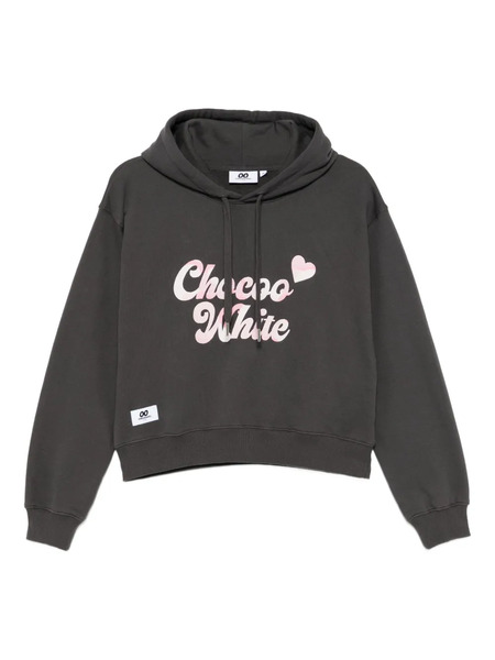  Chocoolate Logo-embroidered Hoodie - Grey 