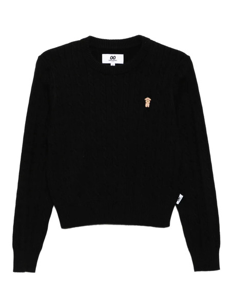  Chocoolate Logo-embroidered Jumper - Black 