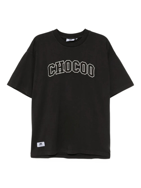  Chocoolate Logo-embroidered T-shirt - Black 