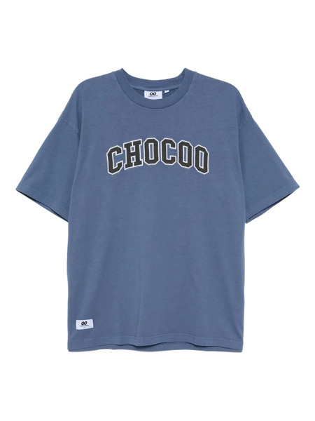  Chocoolate Logo-embroidered T-shirt - Blue 