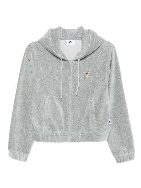  Chocoolate Logo-patch Hoodie - Grey 
