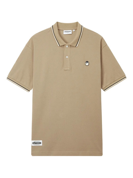  Chocoolate Logo-patch Polo Shirt - Neutrals 