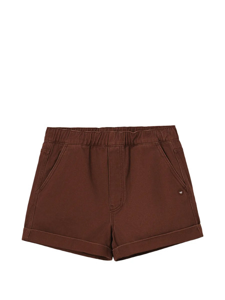  Chocoolate Logo-patch Shorts - Brown 