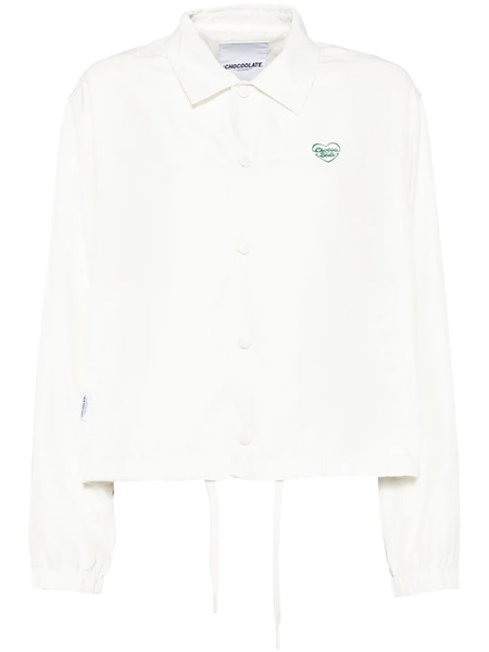  Chocoolate Logo-print Jacket - White 